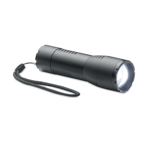 Kleine aluminium LED-zaklamp Enta (MO6591) met logo