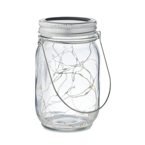 Mason jar solar buitenlamp Pot lamp (MO6341) met logo