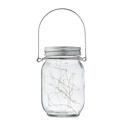 Mason jar solar buitenlamp Pot lamp (MO6341) met logo