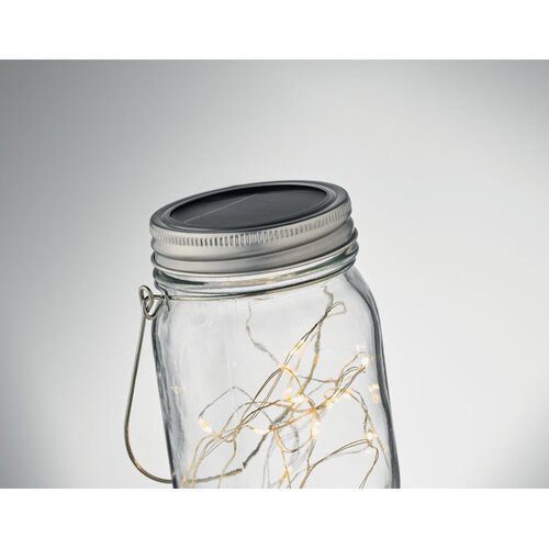 Mason jar solar buitenlamp Pot lamp (MO6341) met logo