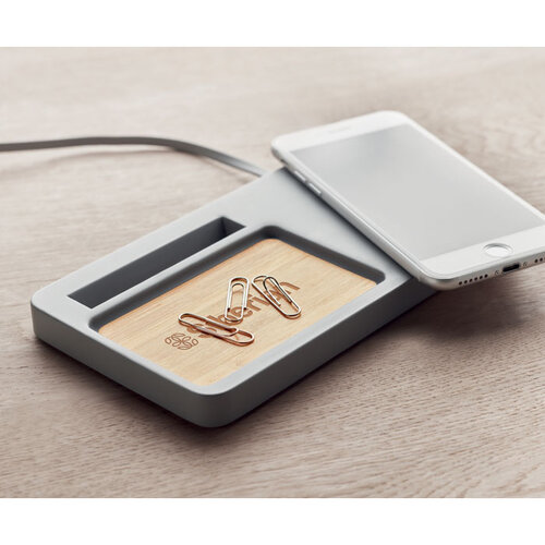 Bureau organizer met oplader Viana desk (MO9917) met logo