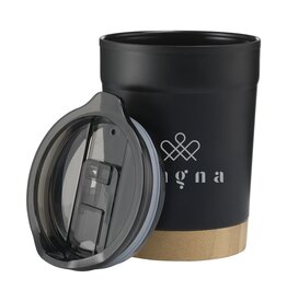 Thermosbeker bedrukken Kobe Bamboo RCS Recycled Steel 350 ml koffiebeker