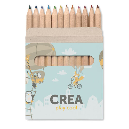 12 Potloden in doos Arcolor (IT1047) met logo