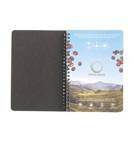 Coffee Notebook Wire-O A5 notitieboek 261278 bedrukt met logo