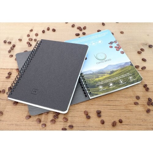 Coffee Notebook Wire-O A5 notitieboek 261278 bedrukt met logo