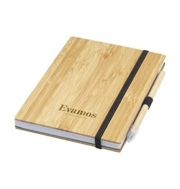 BambooPlus A5 notitieboek met inktloos potlood 263891 bedrukt met logo