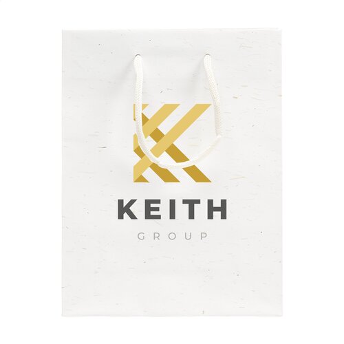 Boodschappentassen bedrukken Leaf It Bag gerecycled met strovezels (180 g/m²) S 3547