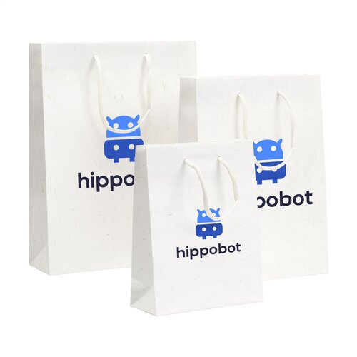 Boodschappentassen bedrukken Leaf It Bag gerecycled met strovezels (180 g/m²) S 3547
