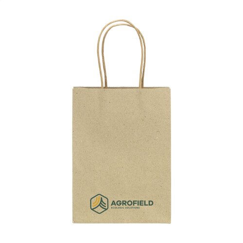 Boodschappentassen bedrukken Leaf It Bag gerecycled graspapier (120 g/m²) S 3561
