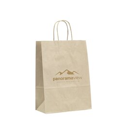 Boodschappentassen bedrukken Leaf It Bag Wide gerecycled graspapier (90 g/m²) M