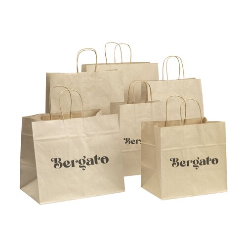 Boodschappentassen bedrukken Leaf It Bag gerecycled graspapier (90 g/m²) M 3586
