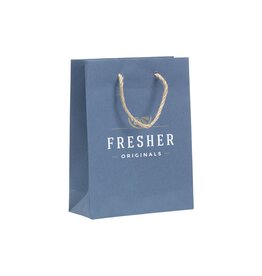 Boodschappentassen bedrukken Leaf It Bag gerecycled met jeansvezels (180 g/m²) S