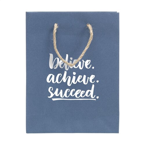 Boodschappentassen bedrukken Leaf It Bag gerecycled met jeansvezels (180 g/m²) S