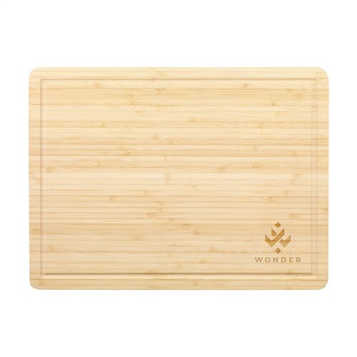 DéBlé Bamboo Board XL snijplank 261942 van FSC-bamboe met sapgeul en lasergravure