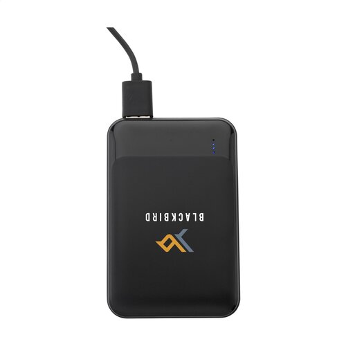 Compact RCS Recycled ABS Powerbank 5000 bedrukken met logo