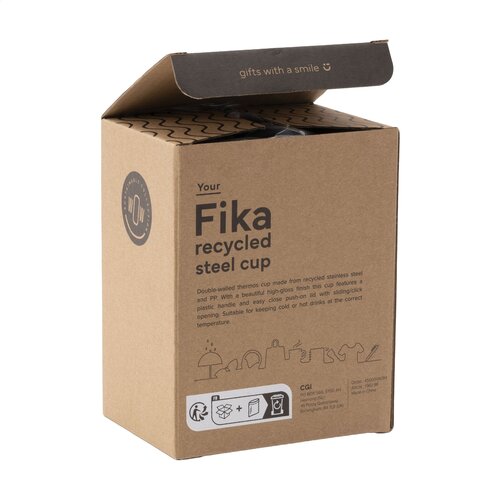 Fika RCS Recycled Steel Cup 400 ml thermosbeker Fika RCS Recycled Steel Cup 400 ml thermosbeker