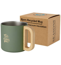 Bjorn 360 ml RCS mok van gerecycled RVS