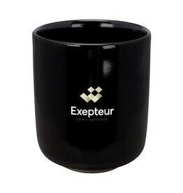 Koffietassen bedrukken Cadiz Black 350 ml drinkbeker