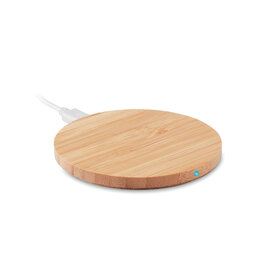 Bamboe draadloze lader 15W Rundo lux (MO6924)