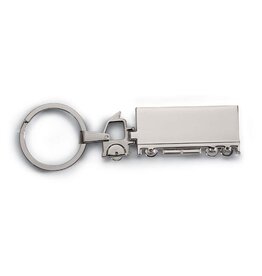 Trucky metalen vrachtwagen sleutelhanger KC6300 bedrukt met logo