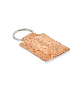 Sleutelhanger rechthoek kurk MO6878 Concon