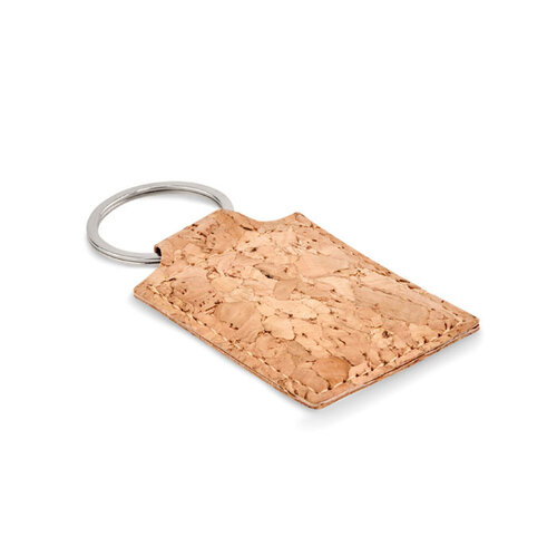 Sleutelhanger rechthoek kurk Concon (MO6878) met logo