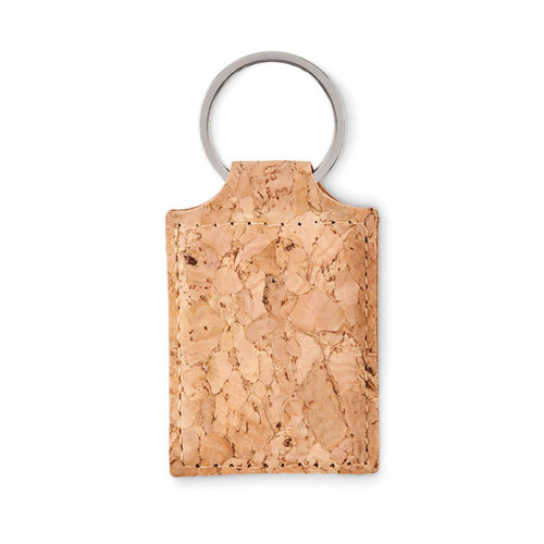 Sleutelhanger rechthoek kurk Concon (MO6878) met logo