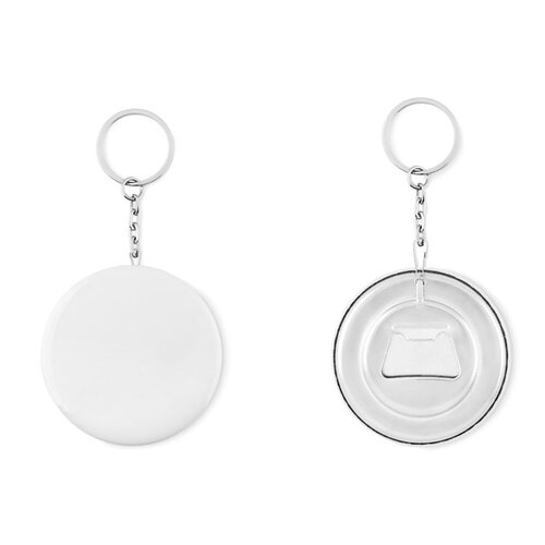 Sleutelhanger opener Pin flask (MO9334) met logo
