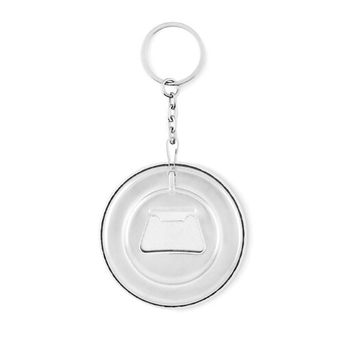 Sleutelhanger opener Pin flask (MO9334) met logo