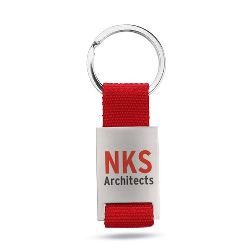 Metalen sleutelhanger Tech (IT3020) met logo