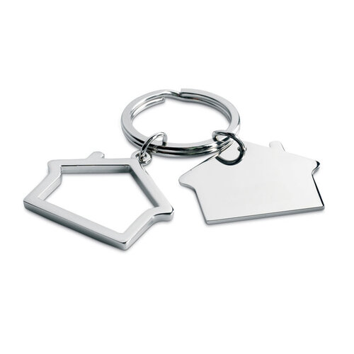 Sleutelhanger in huisvorm Sniper (KC6486) met logo