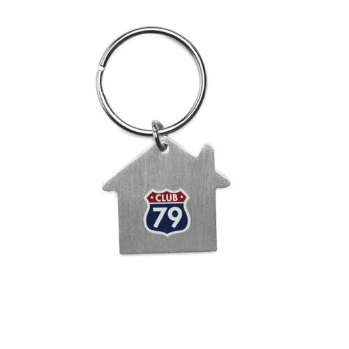 Metalen sleutelhanger huis Heim (KC6589) met logo