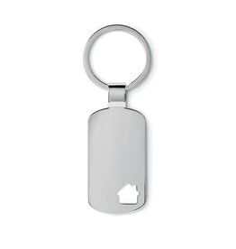 Metalen sleutelhanger, huisje House key (MO8693)