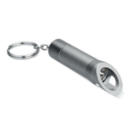 Metalen sleutelhanger met LED Litop (MO8142)
