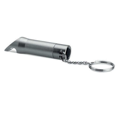 Metalen sleutelhanger met LED Litop (MO8142) met logo