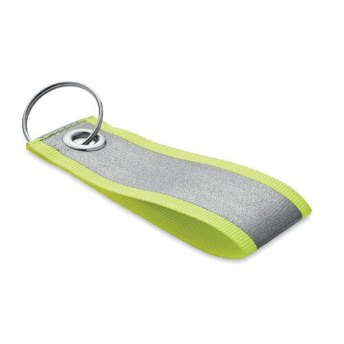 Reflecterende sleutelhanger (MO2104) met logo