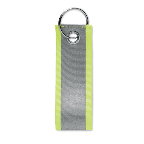 Reflecterende sleutelhanger (MO2104) met logo