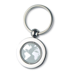 Metalen sleutelhanger KC6297 Globy