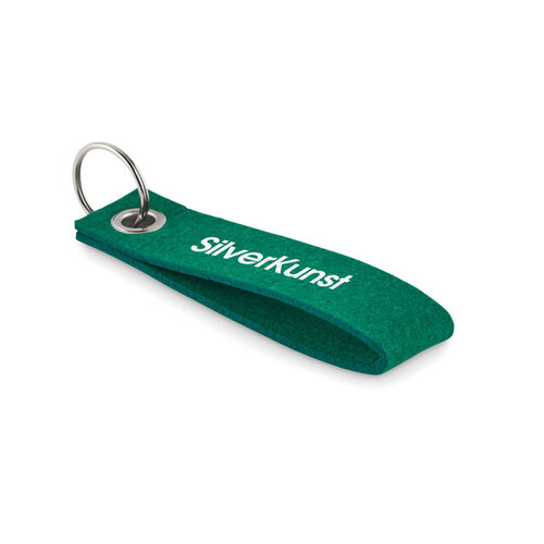 RPET vilten sleutelhanger Suora (MO6508) met logo