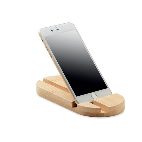 Bamboe smartphone houder Robin (MO6603) met logo