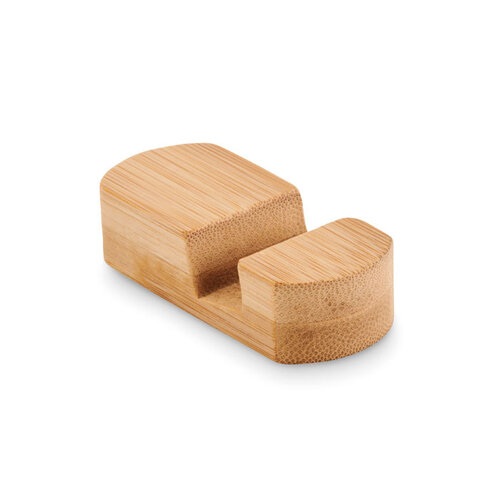 Mini bamboe telefoonhouder Poy (MO6888) met logo