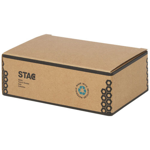 Octo 8-in-1 schroevendraaierset van RCS gerecycled plastic met zaklamp - 104569