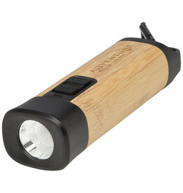 Zaklamp van bamboe/RCS gerecycled plastic