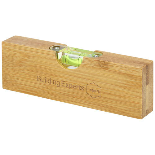 Flush waterpas van bamboe met flesopener - 104577 Flush waterpas van bamboe met flesopener - 104577
