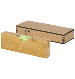 Flush waterpas van bamboe met flesopener