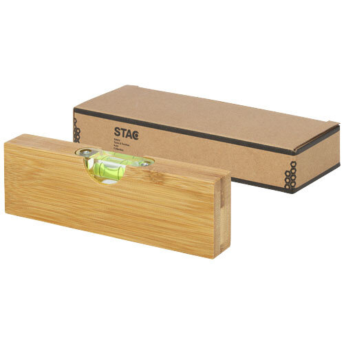 Flush waterpas van bamboe met flesopener - 104577 Flush waterpas van bamboe met flesopener - 104577