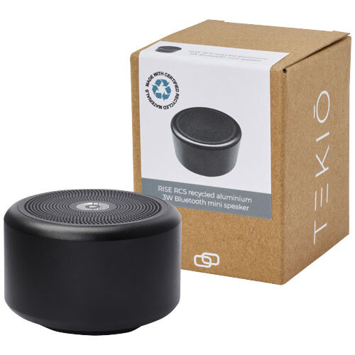 Rise Bluetooth®-minispeaker van 3 W van RCS gerecycled aluminium - 124353