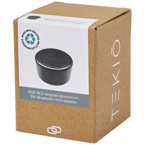 Rise Bluetooth®-minispeaker van 3 W van RCS gerecycled aluminium - 124353