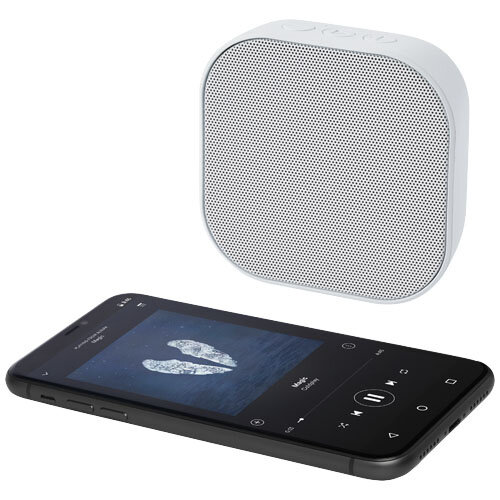 Stark 2.0 mini Bluetooth speaker van gerecycled plastic met logo bedrukken DeBle