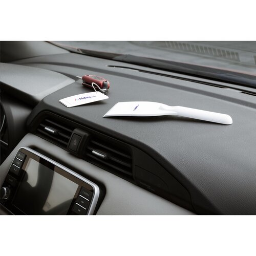 DeBle gerecyclede ijskrabber bedrukt Fjord 1105 compact creditcard winter ijskrabber voor bedrijven